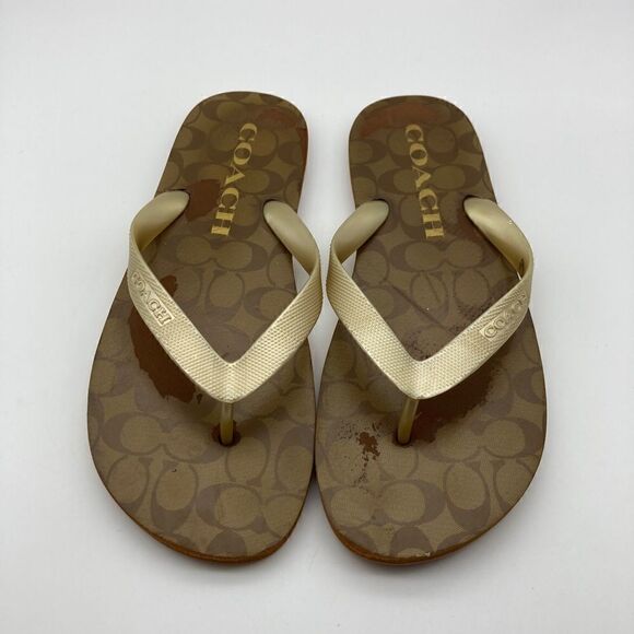 Coach Zak Signature C Sandals Size 8B - Picture 1 of 6